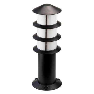 Farola Balizador Oriental VCP 1XE27 Aluminio Negro 35CM