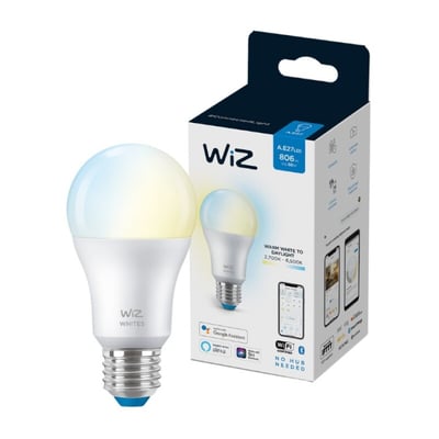 Lampara LED Wiz WIFI White Tunable A60 E27 9W