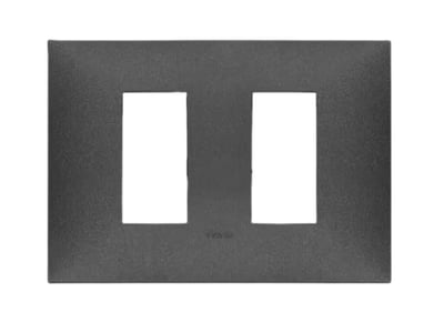 Placa de 2 Puntos Negra Neve UP