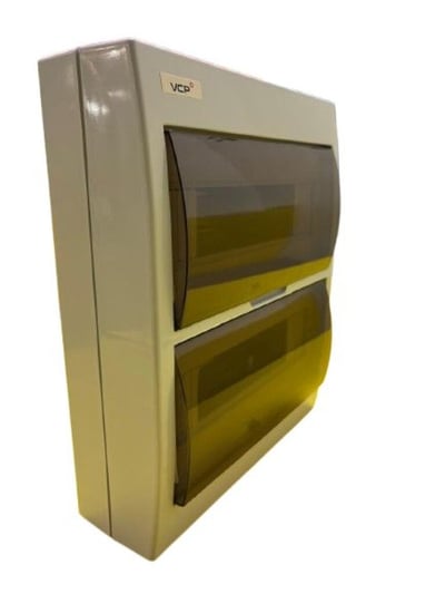 Tablero Ado. Plást. 24TM Puerta Transparente