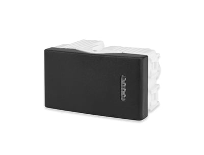 Interruptor Unipolar Simple Negro- LM