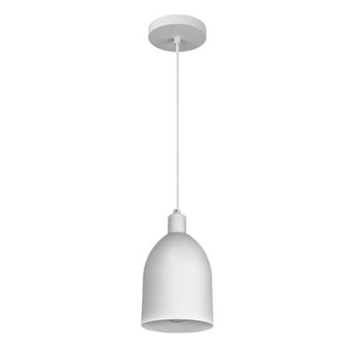 Colgante Mila E27 Blanco 10CM