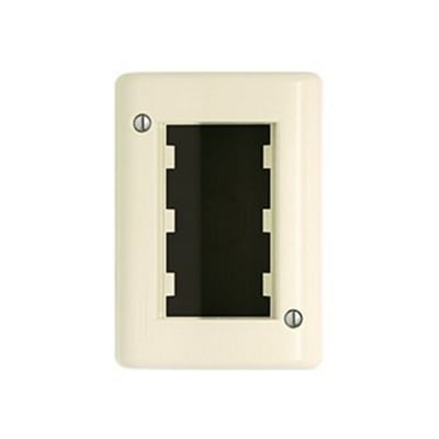 Caja Ext. Plastica 3 Modulo Marfil