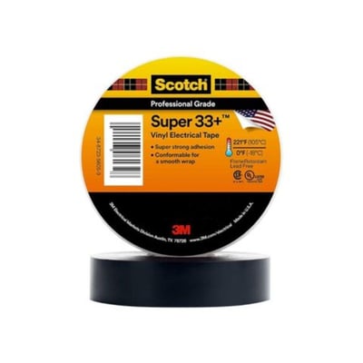 Cinta Aisladora de Vinilo Super 33+ 19MM x 20 M