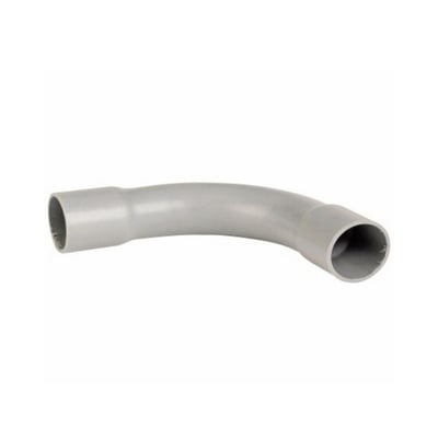 Curva Conduit Corta de 32 MM X 90° - Gris Claro. VCP