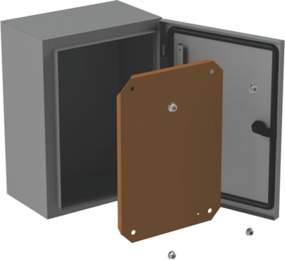 Caja Ext. Metal Brce 300X300X200MM IP66 CH18