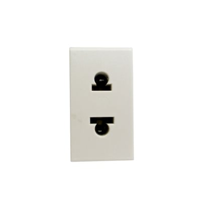 Modulo Toma Euroam. C/ Alternativa P/ Macho Schuko Marfil