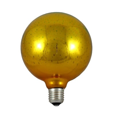 Lampara LED Deco Filamento 3D 4W G125 Golden 220-240V E27