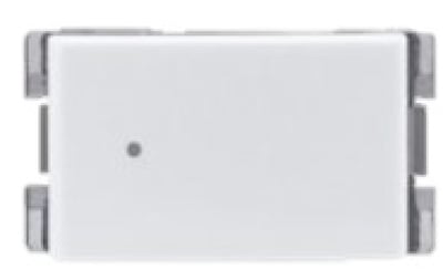 Interruptor Unipolar C/LED 10A 250V Atenea Blanco