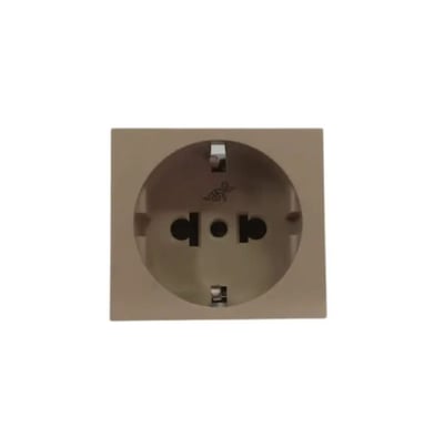 Modulo Toma Schuko 2X16A+T Polarizado Habitat