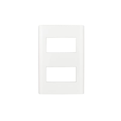 Placa Reggio UP C/Bastidor 2 Mod Blanco