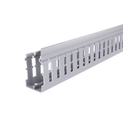 Cablecanal 40X60MM Gris Ranurado