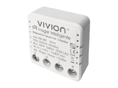 Dispositivo WIFI Int. Unip. / Comb. 16A Presta Pro