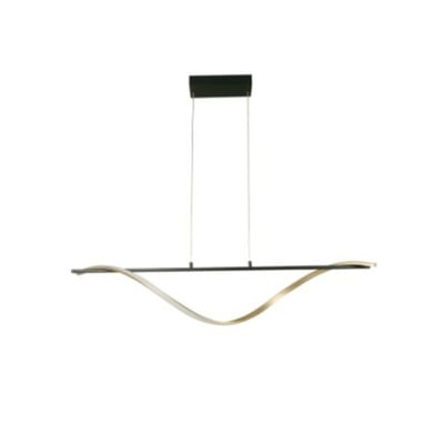 Colgante LED Line UP 24W 3000K Negro y Dorado