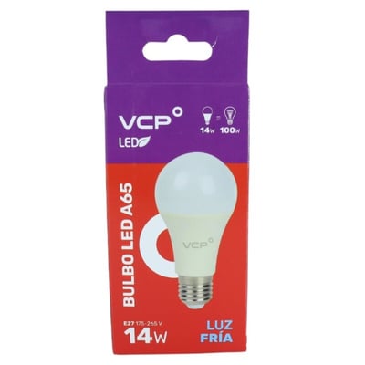 Lampara LED Bulbo 14W E27 6500K - NT