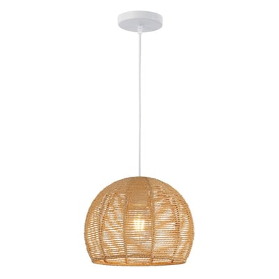 Colgante Malasia E27 30CM Rattan