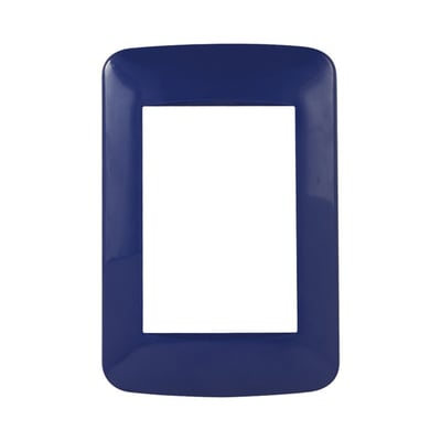 Placa Reggio C/Bastidor Azul