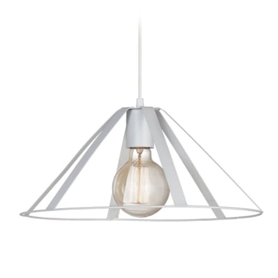Colgante Esquel 1L Conico Blanco E27