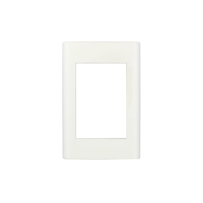 Placa Reggio UP C/Bastidor 3 Mod Blanco