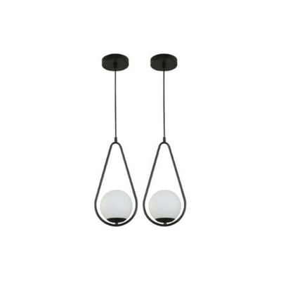 Pack Colgante Aura 1L E27 Negro