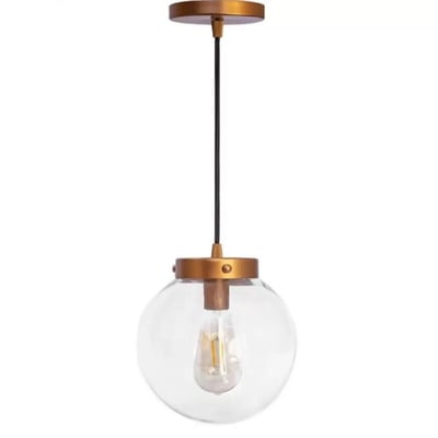 Colgante Esfera 1L E27 D30CM Cobre