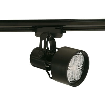 Cabezal 1L Fan E27 Negro