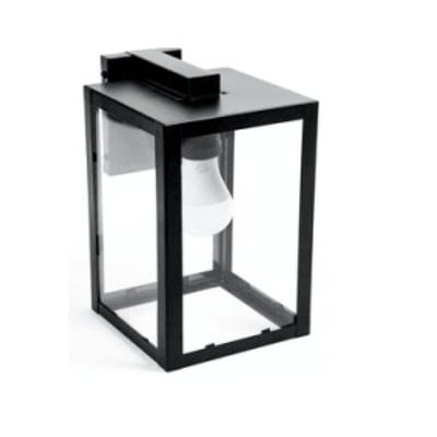 Farol 1L Coni C/ Ménsula Pequeño Negro E27