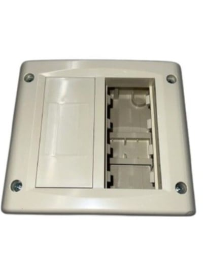 Caja Ext. Plastica 8 Modulo Marfil