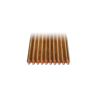 Jabalina de Cobre 1/2" (12mm) X 2,00MTS sin Abrazadera Baja Camada