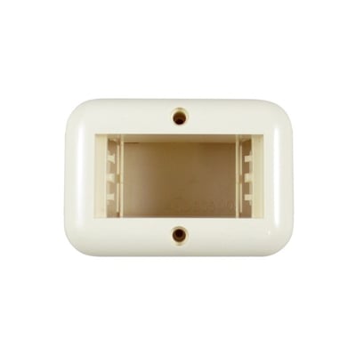 Caja Ext. Plastica 1 Modulo Marfil