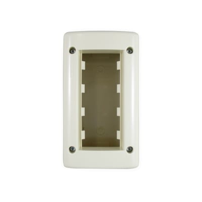 Caja Ext. Plastica 4 Modulo Marfil