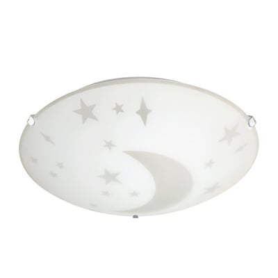 Plafon Lua 2XE27 30CM Blanco