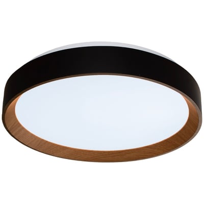 Plafon LED Arbos 24W D38CM Negro