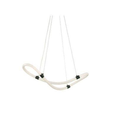 Colgante LED Tube 20W 3000K Negro