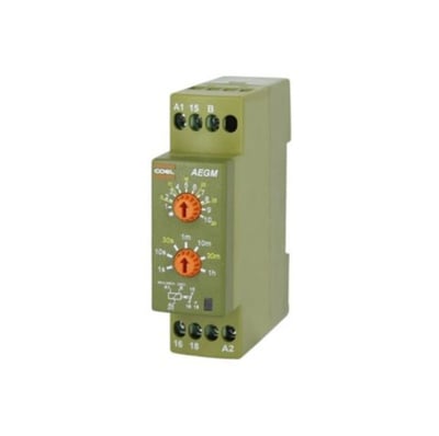 Rele Temporizador Aegm Multiescala 0,1S-60MIN 220VCA/24VCC