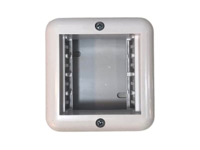Caja Ext. Plastica 2 Modulos Blanco