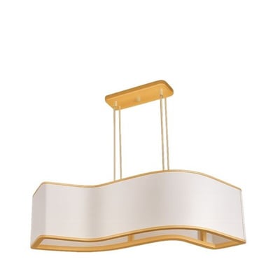 Colgante Copa 4L E27 140CM Tela Tejida