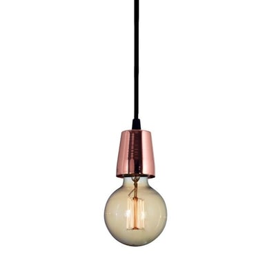Colgante 1 Luz Vintage E27 Cobre