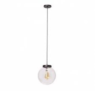 Colgante Esfera 1L E27 D20CM Negro