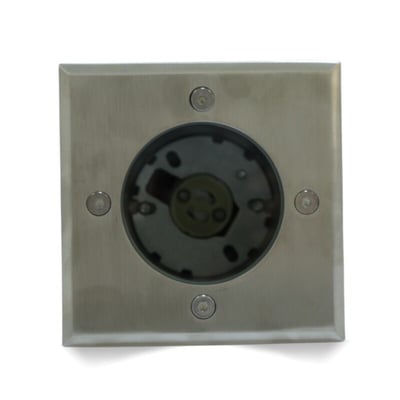 Proyector Embutir P/Piso GU10 100MM Cuadrado - NC