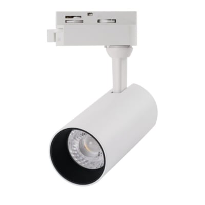 Cabezal LED P/ Riel Monofasico Alire New 15W 3000K Blanco 24G