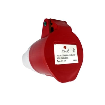 Ficha Hembra Ind. 3X32A+T IP44 380V