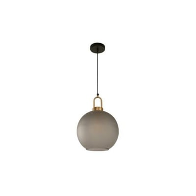 Colgante 1L Globo E27 Negro y Bronce