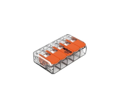 Conector/Empalme Rapido WAGO 221-415 - 0,5 A 4MM2 - 5 Conex