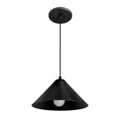 Colgante Luca E27 Negro 30CM