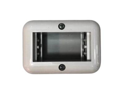 Caja Ext. Plastica 1 Modulo Blanco