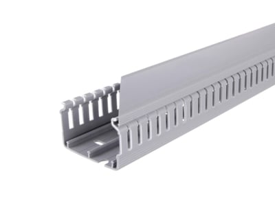 Cablecanal 60X40MM Gris Ranurado calado angosto