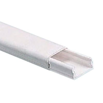 Cablecanal 20X10MM Blanco C/Adhesivo