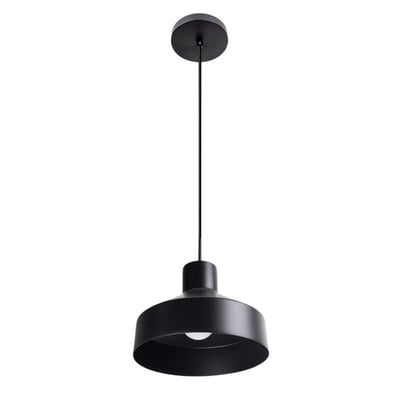 Colgante Liza E27 Negro 23CM