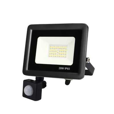 Proyector LED C/ Sensor 20W 6500K IP65